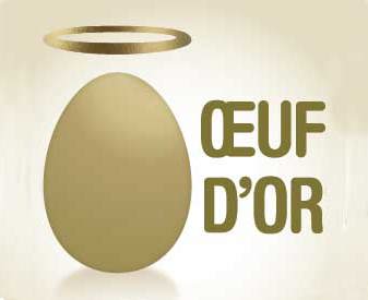 logo trophée oeuf d'or